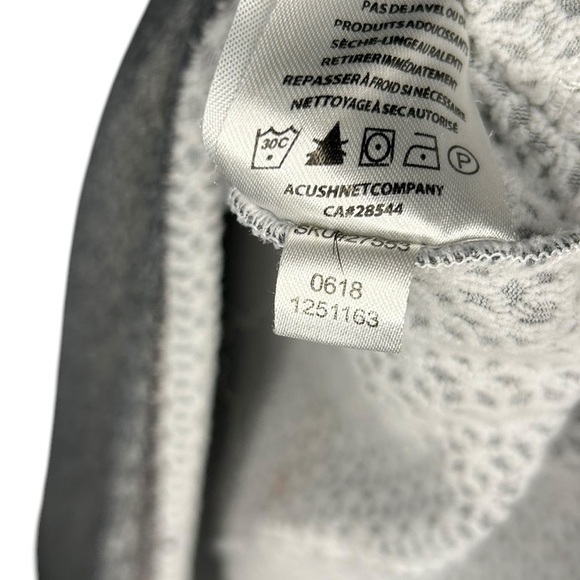 FootJoy Textured Back 1/2 Zip Gray Golf Pullover Women Size Large Sporty Active - Picture 3 of 10